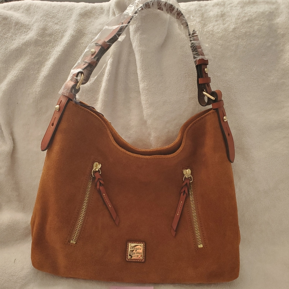 Dooney and Bourke Suede Cooper hobo